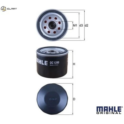 FILTRO DE ACEITE OC 1290 PARA SSANGYONG XLV/SUV TIVOLAN TIVOLI/AIR HONDA CR-V CIVIC Foto 1 de 4