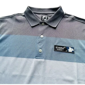 NWOT FootJoy DP World Tour Championship Dubai Golf SS Polo Shirt Large Men - Picture 1 of 10