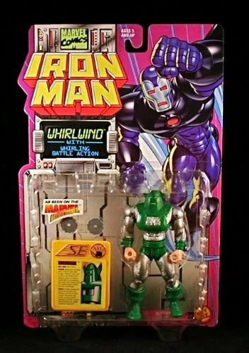 Iron Man Whirlwind w/ Whirling Battle Action 1995 Marvel Comics Action Figure an - Image 1 of 1