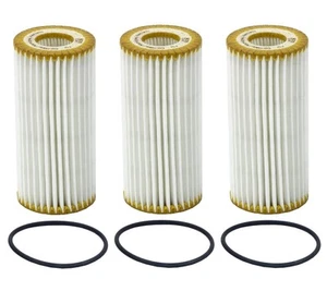 PUROLATOR 3pc Engine Oil Filter For 2015-2023 Audi TT Quattro 2.0 XWEDY - Picture 1 of 1