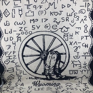 PURE COUNTRY WEAVERS WYOMING arazzo lancio coperta ranch bestiame marchi stivali - Foto 1 di 7