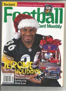 JEROME BETTIS (Pittsburgh) - Cover - Beckett Football Card Monthly - Dezember 1998 - Bild 1 von 2