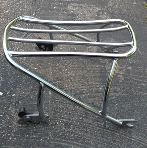 Portaequipajes Harley Davidson Cromo Desmontable Usado Despegue - Imagen 1 de 6