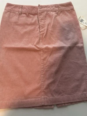 Ralph Lauren 灯芯绒及膝裙粉色 12 码 — 第 1/4 张图片