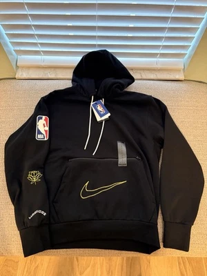 Rare NIKE Golden State Warriors Courtside Hoodie Size M  Mens Team Issue - Image 1 of 4