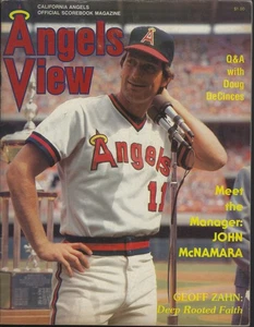 1983 Oakland A's @ California Angels Program/Scorecard Carew Reggie Rickey HOF - Picture 1 of 3