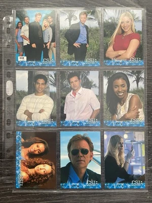 CSI Miami Preview Card Set Numbered /999 Rare Trading Card Set Strictly Ink - Image 1 of 2