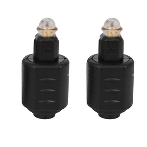 2 Packs Optical 3.5mm Female  Jack Plug To Digital Toslink  Adapter Z3D4 - Picture 1 of 8