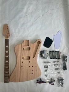 Factory DIY semi-finished Firebird electric guitar maple neck mahogany body - Picture 1 of 4