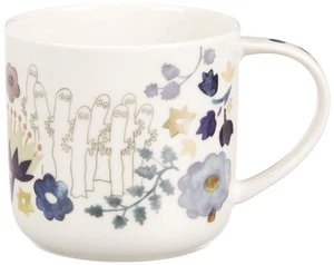 Yamaka Shoten MOOMIN "Herbarium" Mug, Large 350ml, Hattifatteners, Moomin Cup, - Picture 1 of 3