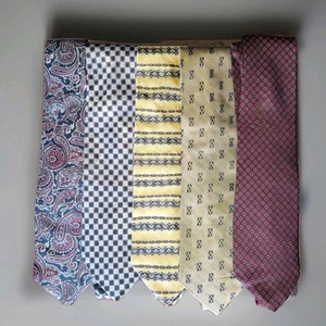 Paket mit 5 gemischten klassischen Designer-Krawatten aus 100 % Seide für Herren - Bild 1 von 7