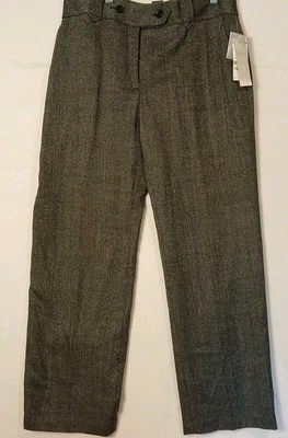 Charter Club 12P grey wool blend dress career office trouser pants NWT  - Image 1 of 4