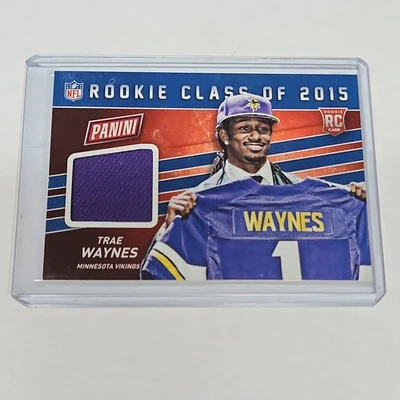 2015 PANINI FATHER'S DAY TRAE WAYNES ROOKIE CLASS OF 2015 RC PATCH - Image 1 of 2