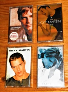 RICKY MARTIN 4 ORIGINAL MUSIC CASSETTES - Picture 1 of 1