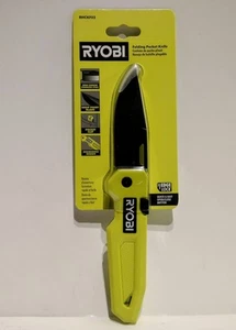 Ryobi Folding Pocket Knife RHCKF02 High Carbon Stainless Steel Drop Ponint Blade - Picture 1 of 1