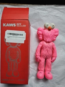 KAWS BFF MoMa Exclusive 8" Pink Collector Figure Toy Creature w/ Orange Nose Box - Picture 1 of 10