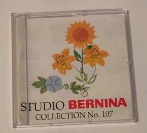 Studio Bernina Embroidery Card Collection 107 Sewing Flowers Gardening Animals - Picture 1 of 10