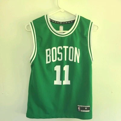 Fanatics Kyrie Irving Boston Celtics Youth Medium Green Jersey #11  - Image 1 of 4