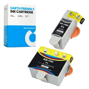 2PK Compatible OSI 10B 10C Ink Cartridge for Kodak ESP 5, 5210, 5250, 7200, 7250 - Picture 1 of 1