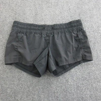 Pantalones Cortos de Correr Lululemon Para Mujer Pequeños Negros Cintura Elástica Ropa Deportiva Foto 1 de 4