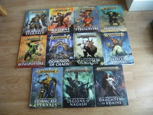 Bundle of Warhammer Age of Sigmar Battletome Hard Back Books - Nice & Clean - Picture 1 of 8