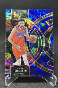 2023-24 Panini Select Chet Holmgren Premier Level Blue Ice Prizm #160 - Bild 1 von 2