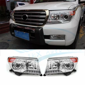 Pair LED Headlights Head Lights Lamps u For Toyota Land Cruiser LC200 2008-2015  - Picture 1 of 8
