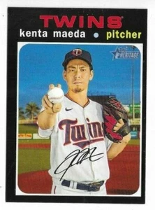 2020 Heritage High Number #538 Kenta Maeda Minnesota Twins - Picture 1 of 2