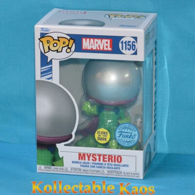 Marvel - Mysterio Earth-616 Glow in the Dark Pop! Vinyl Figure (RS) #1156 - image 1 of 3