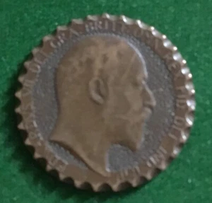 Old Unusual One Penny King Edward Vll 1902 Lucky Penny Artwork Nice Penny - Picture 1 of 14