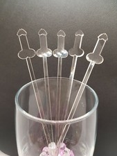 Willy drink stirrers, penis, cocktail sticks, twizzle sticks, hen do, favours