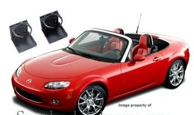 2 X ЧЕРНЫЙ OEM-LOOK СКЛАДНОЙ JDM ПОДСТАКАННИК ПОДСТАКАННИК MAZDA MIATA MX5 GTX RX7 B2000 - Изображение 1 из 3
