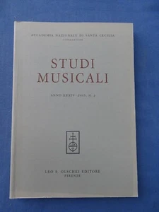MUSICA-STUDI MUSICALI-ACCADEMIA SANTA CECILIA-N.2 DEL 2005-OLSCHKI-FIRENZE - Picture 1 of 2