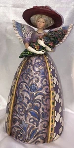 Figurina Jim Shore 2004 Heartland Creek Scarlet Millenery 11" - Foto 1 di 8