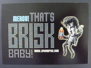 Elvis Presley Lipton Brisk Tea Promotional Promo Advertising Postcard - Picture 1 of 2