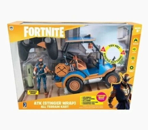 FORTNITE Stinger Wrap ATK 10-Inch Vehicle w/Remote & Copper Wasp New/Sealed Cover