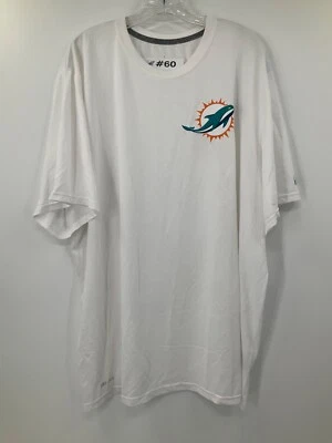#60 迈阿密多尔夫斯团队在战场上发售白色 DRI-FIT 短袖衬衫,尺寸 3XL — 第 1/3 张图片