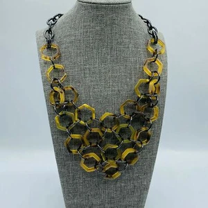 Lia Sophia Galapagos Necklace RV $130 Bib Statement - Picture 1 of 5