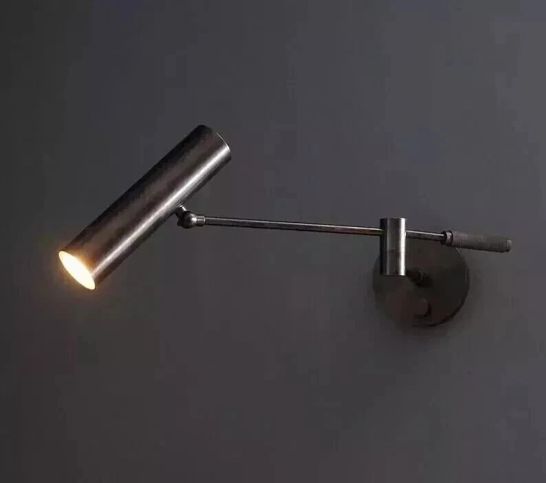 Modern Wall Lamp Swing Arm Wall Light Sconce, Cylinder Reading Sconce - Image 1 of 4