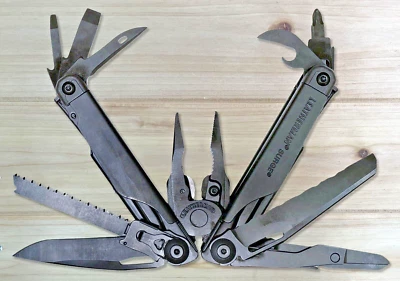 Leatherman Surge Multitool w/ Sheath - Stainless Steel with Black Oxide Coating - Image 1 of 4
