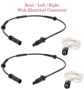 2x ABS Wheel Speed Sensor & Connector Rear L/R Fits BMW X1 2016-2019 x2 208-2019 - Picture 1 of 6