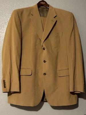 Ralph Lauren Dillards  Business Formal Suit Jacket And Pants 44L Brown - Image 1 of 4