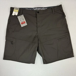 Pantalones Cortos Wrangler ATG Hombres 42 Gris Chino Utilitario Caminata Equipo Todo Terreno Peces Exterior - Imagen 1 de 15