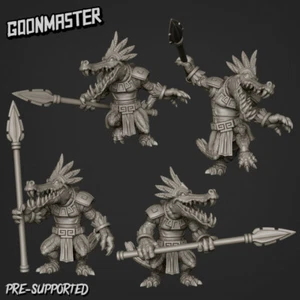 Krokodil Speere Miniatur | D&D DnD |  - Bild 1 von 1