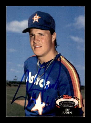 1992 Stadium Club #479 Jeff Juden - HAND SIGNED AUTO - Image 1 of 2
