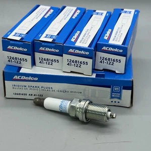 4 Spark Plugs ACDELCO OEM 41122 Iridium for Cadillac CHEVY 1.8L - Picture 1 of 1