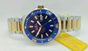 Reloj Hombre Invicta Pro Diver Pulsera Acero y Oro PVD, Fechador, Caja 45mm - Imagen 1 de 9