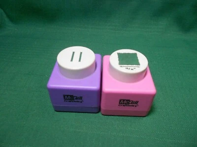2 McGill Craftivity Punches 3/4" Ribbon and 15/16" Square Decorative Edge - Image 1 of 4