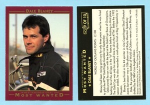1992 World of Outlaws Most Wanted Series Two - Dale Blaney - 9 of 10