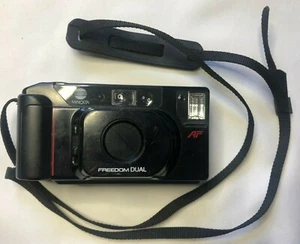 Minolta Freedom Dual 60 Camera 35mm Dual 60 AF-Tele 60 With Strap - Untested - Picture 1 of 5